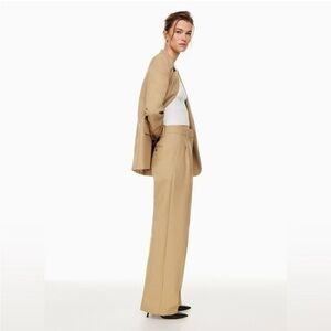 Wilfred “the effortless pant” by aritzia in size 00 tan camel beige